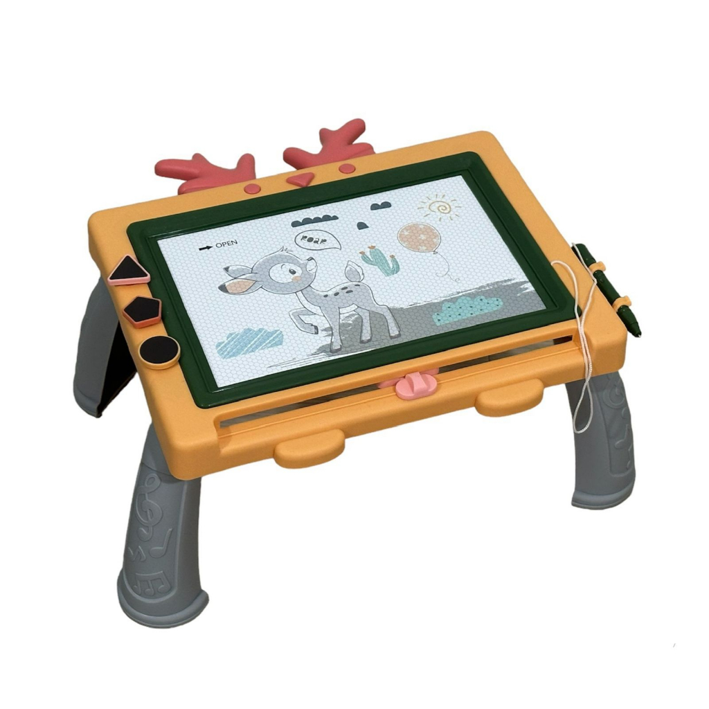 [JS18]Meja Gambar Anak Magnetic / Painting Board / Meja Mini Anak Karakter Hewan / Papan Gambar / Mini Board Drawing