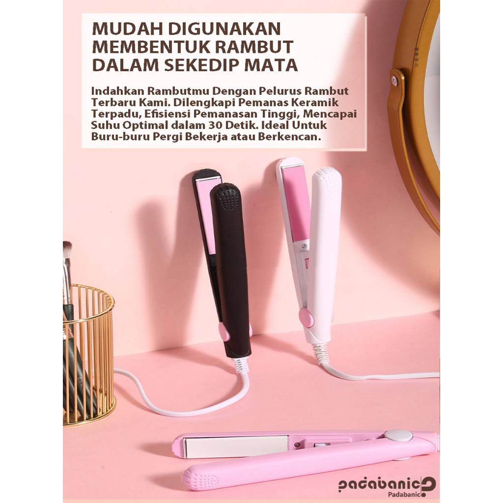 MAGEFY Mini  2in1 Pelurus Rambut Mini Multifungsi Pelurus Rambut Multifungsi 1304