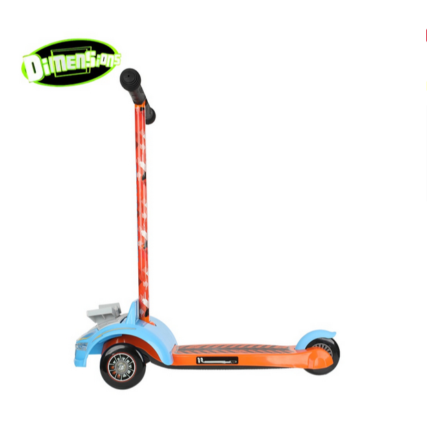 Dimensions 3D Premium 3 Wheel Kids Scooter - Skuter Scooter Kado Anak Kids Toddler Balita Mainan Roda Scoot