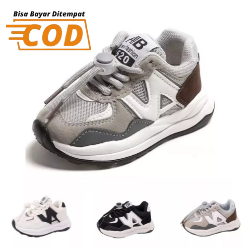 SH2305 Bisa COD Sepatu Sneakers Anak Baby 18 bulan sampai 1 2 3 4 5 6 7 8 9 tahun Sepatu Kets Anak Sepatu Anak Laki laki dan perempuan import size 21-36