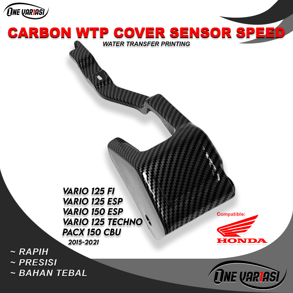 COVER TUTUP SENSOR CARBON VARIO 125 150 KARBON