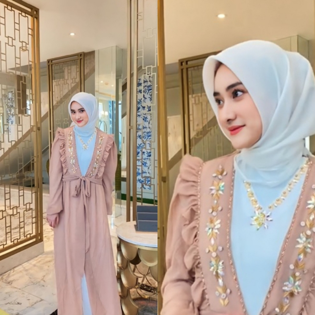 [COD]-[NEW]-[PROMO]- KAFTAN ZAKIA OUTER - KAFTAN PESTA- KAFTAN TERBARU