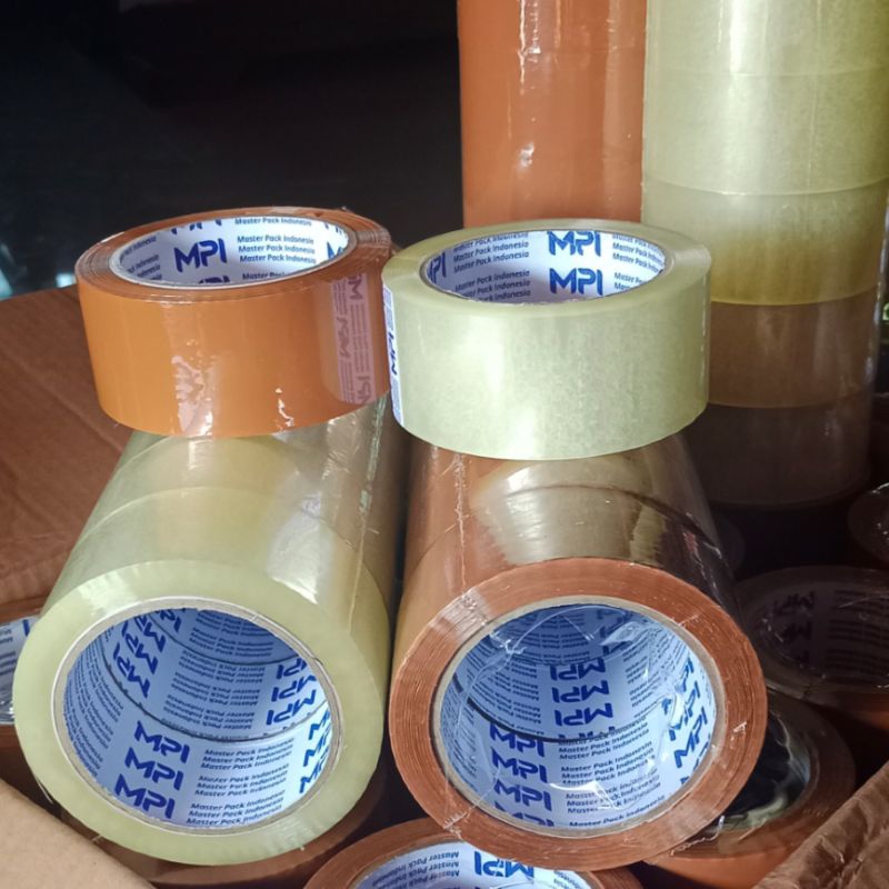 

LAKBAN BENING - LAKBAN COKLAT EKONOMIS MPI 45MM -100 YARD