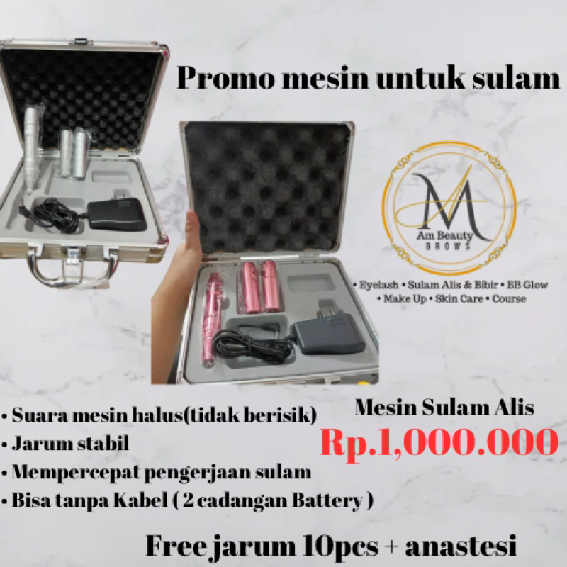 mesin sulam alis am beauty