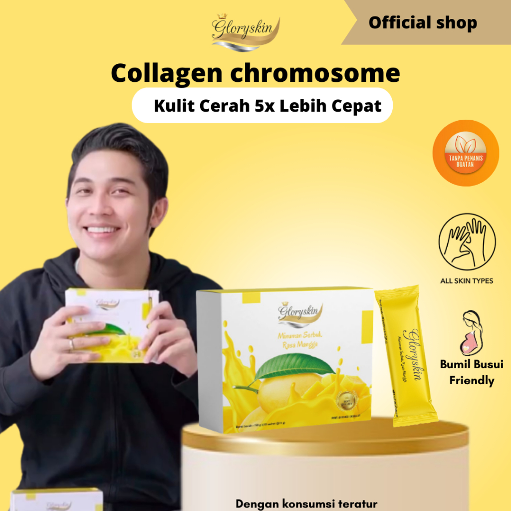 

Gloryskin Collagen Drink | Minuman Kolagen Pemutih Badan Cepat | Premium Collagen Drink | Colagen Beauty Drink