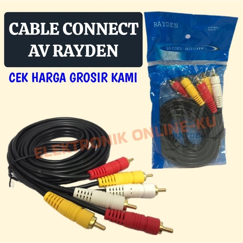 CABLE CONNECT AV RAYDEN CABLE BESAR