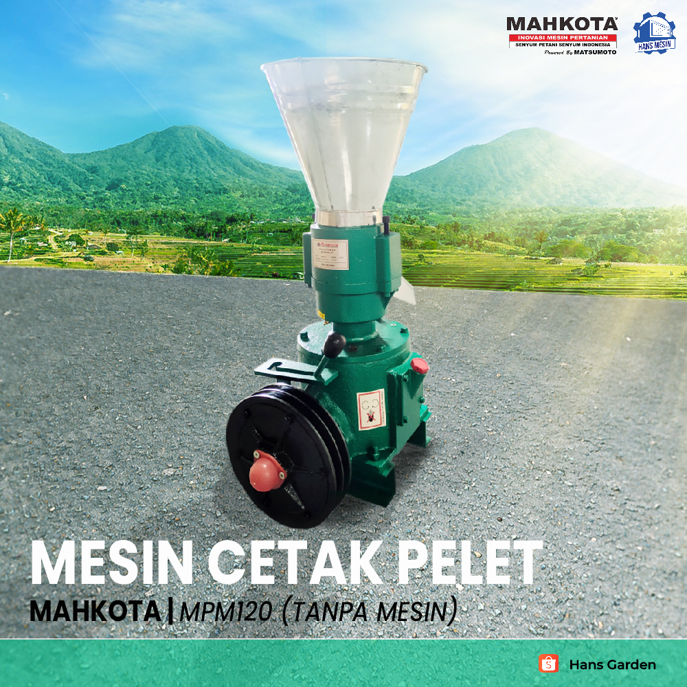 MESIN CETAK PELET TERNAK MAHKOTA MPM-120