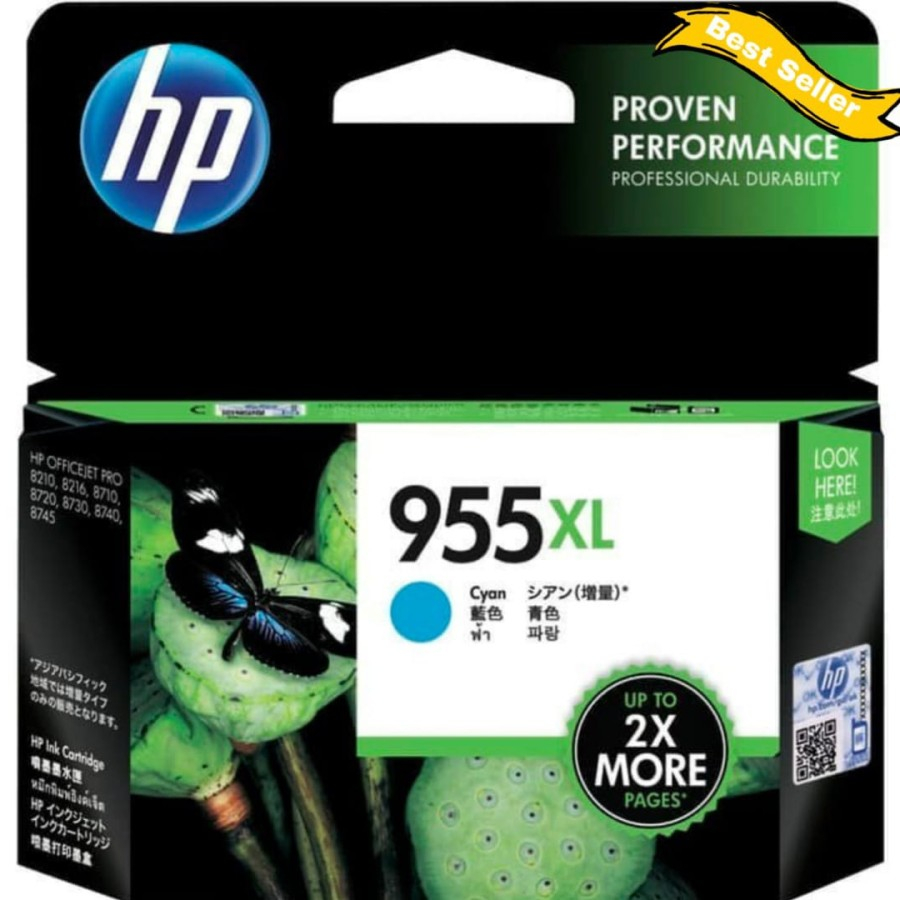 CARTRIDGE HP 955XL CYAN ORIGINAL - CYAN