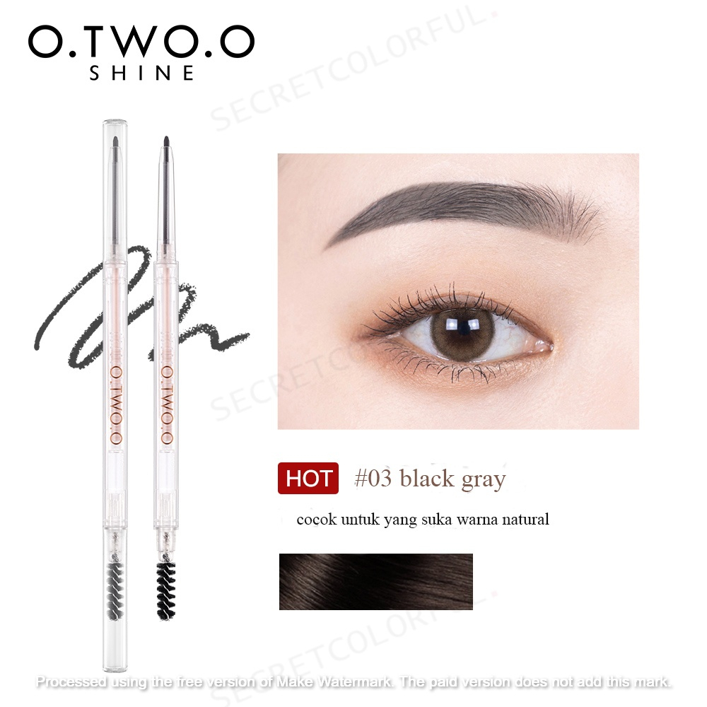 O.TWO.O SHINE Charming Slender Painter Eyebrow Pencil Tahan Lama