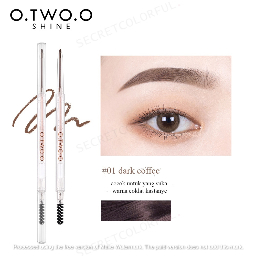 O.TWO.O SHINE Charming Slender Painter Eyebrow Pencil Tahan Lama