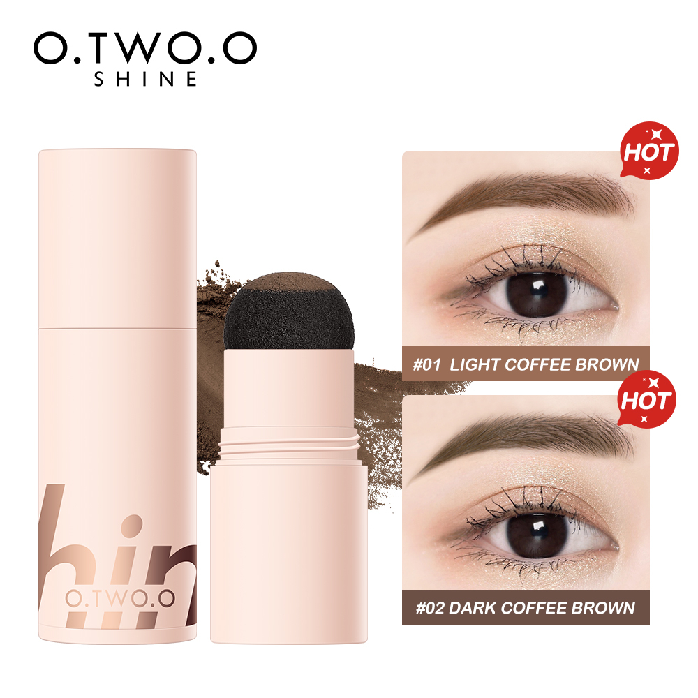 O.TWO.O~EYEBROW POWDER Cetakan Alis instan Eyebrow Stamp TAHAN LAMA, TAHAN AIR