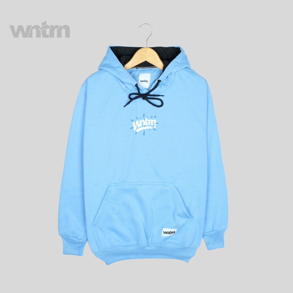 Sweater Hoodie Premium Pria Distro Warna Biru Langit Sablon Polos Simple Aesthetic Hodie Cowok Keren Bahan Fleece Tebal Tangan Panjang Nyaman Basic Printing Cwo Streetwear Unisex