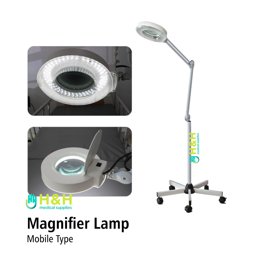 Magnifyer Lamp / Magnifying lamp / Kaca Pembesar Dengan Lampu / Lampu Sulam Alis / Lampu Operasi / Lampu Tindakan Medis