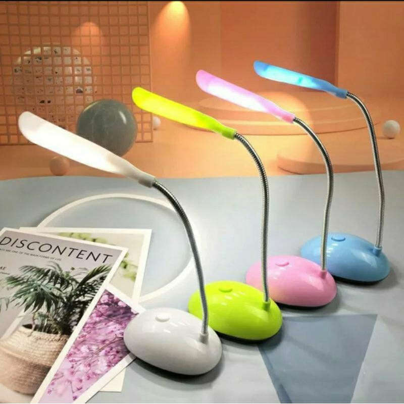 Lampu Meja Belajar / Lampu Belajar Mini Desk / Lampu Meja LED / Lampu Meja Belajar On Off / Lampu Ba
