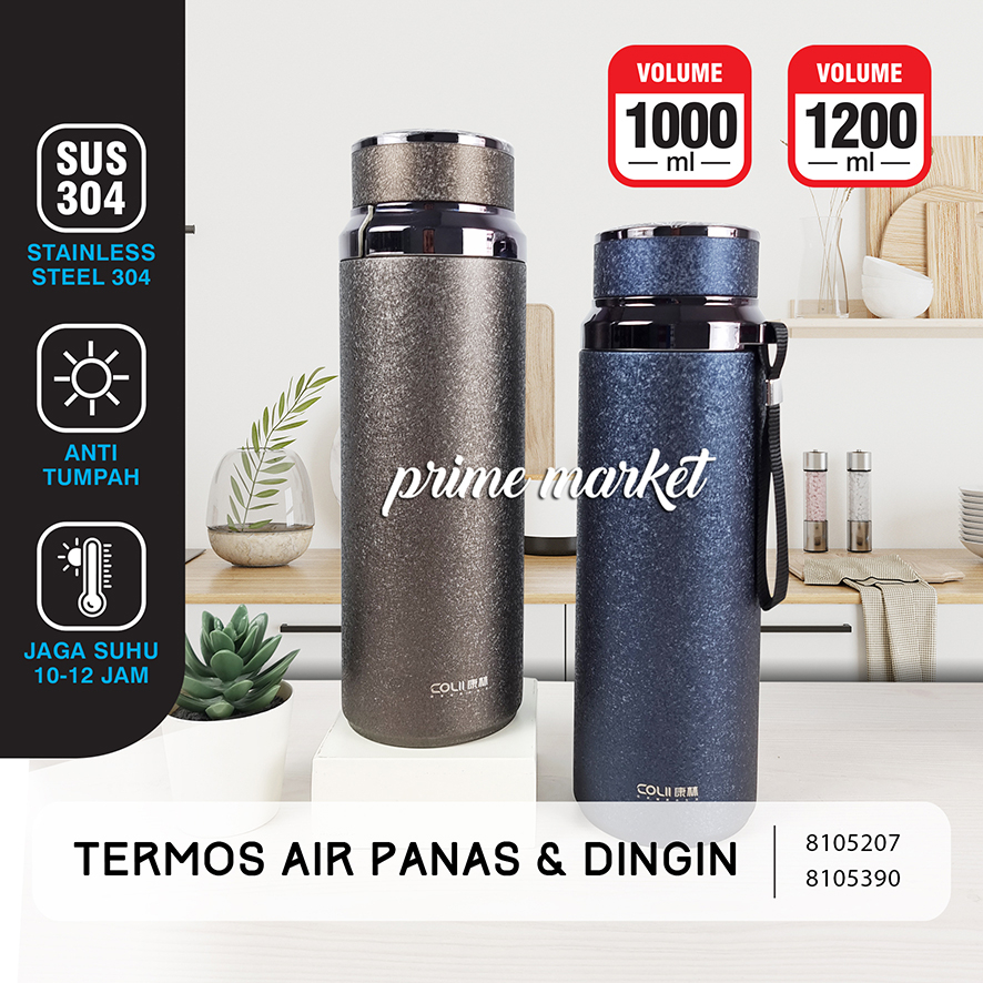 Termos Air Panas 1 Liter Stainless Thermos Air Panas Tremos Air Panas Dingin 8105207 8105390 8105566