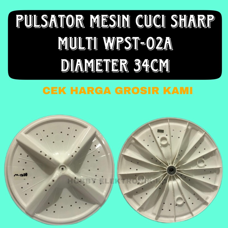 PULSATOR MESIN CUCI SHARP MULTI WPST-02A DIAMETER 34CM