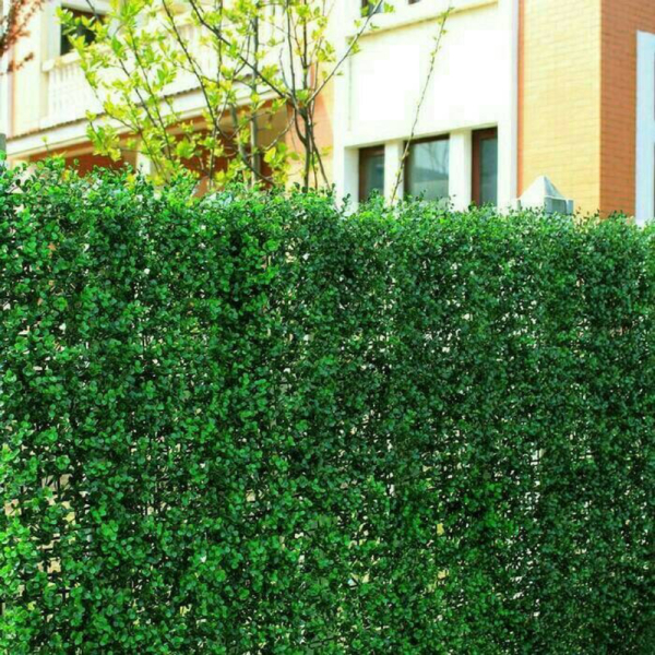 Promo daun hias/daun pagar/hiasan dinding/dekor dinding/rumput palsu/tanaman Berkualitas