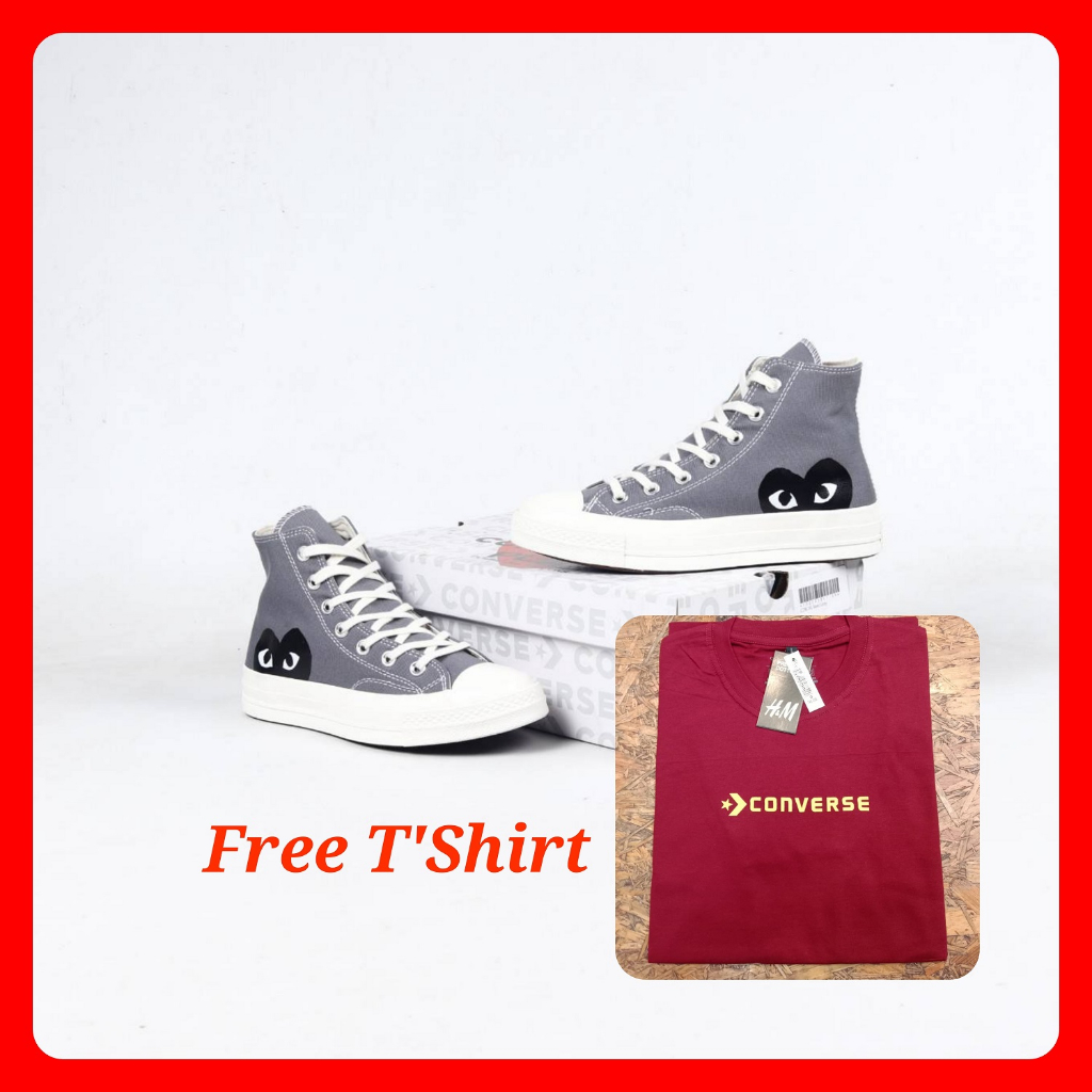 Converse CDG HI steel gay Original