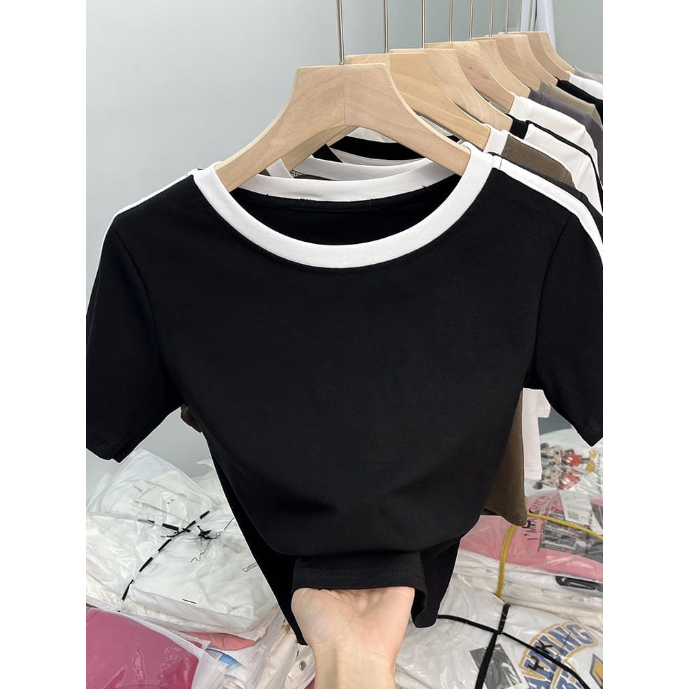 Jesyen T-shirt Polos Knit - Korean Style - Atasan Wanita Rajut Import TM (81096)