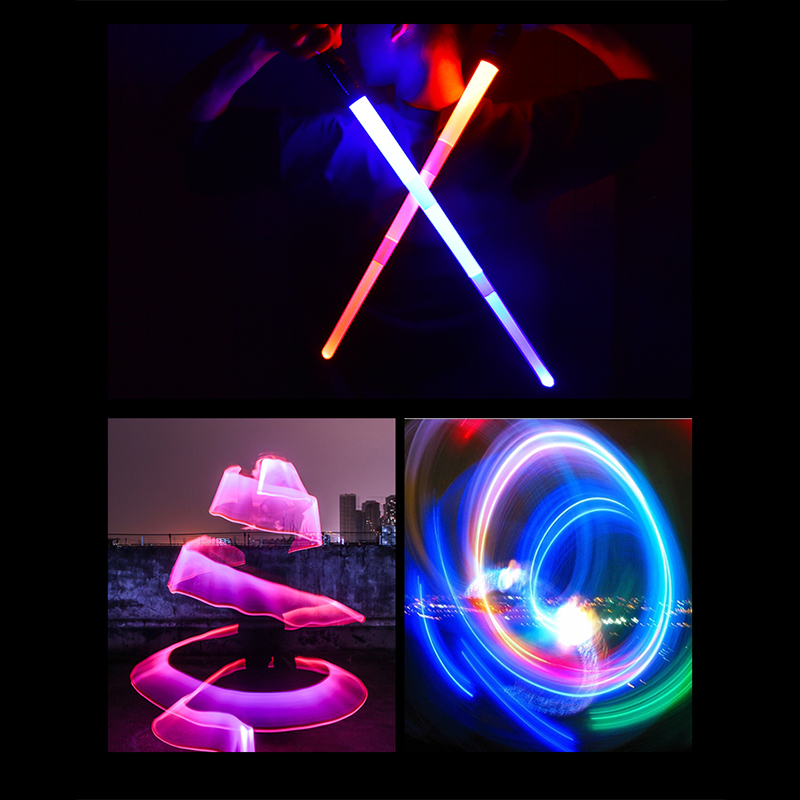 SYH Mall （2 pcs）Pedang Starwars cosplay Mainan pedang starwars pedang lampu light saber cosplay pedang laser sword