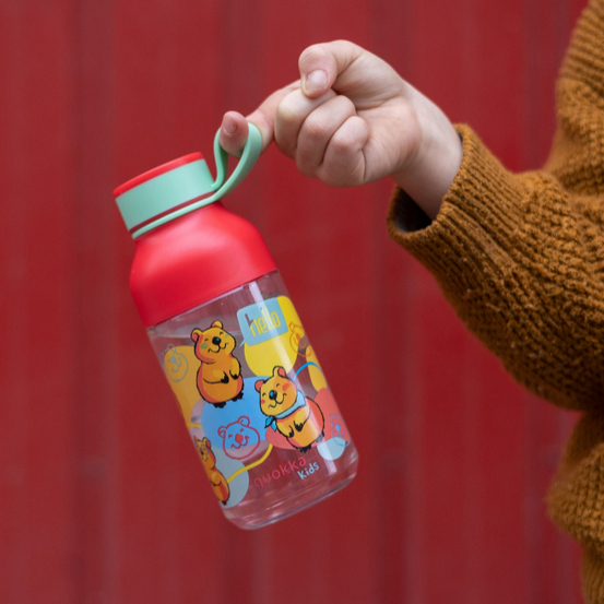 Quokka Kids Ecozen Bottle Ice 430ml - Botol Minum Anak Anti Tumpah Child Kids Bekal Tutup Sekolah