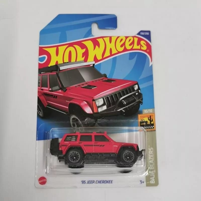 HOT WHEELS 95 JEEP CHEROKEE MERAH