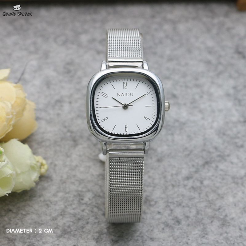 ONNIE Jam Tangan Wanita Naidu Stainless Steel Analog Vintage Style KY-NA01