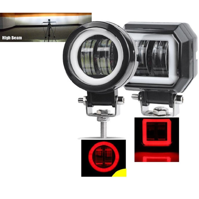 WORK LIGHT LAMPU TEMBAK SOROT LED CWL 2 MATA LENSA 4D CREE 20W