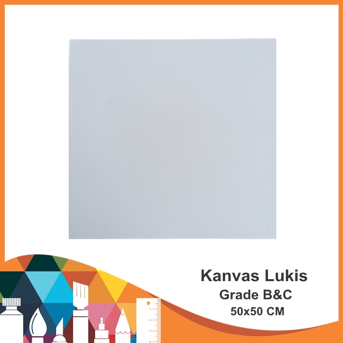 

Kanvas Lukis Kasar & Halus 50x50 Cm / Kanvas Lukis / Kanvas Halus / Kanvas Kasar / 50x50 Cm