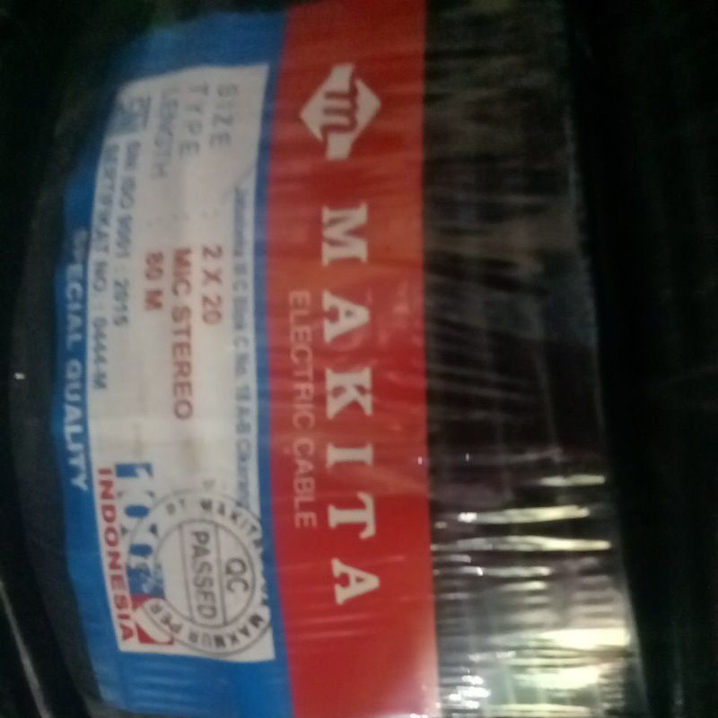 kabel mic makita hitam
