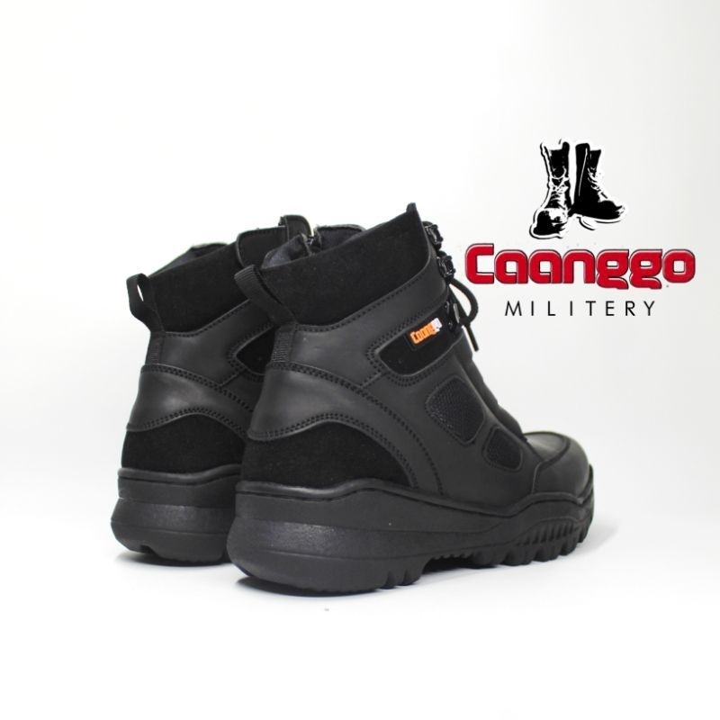 Caanggo - Sepatu boots safety hiking pria C-74L Hitam