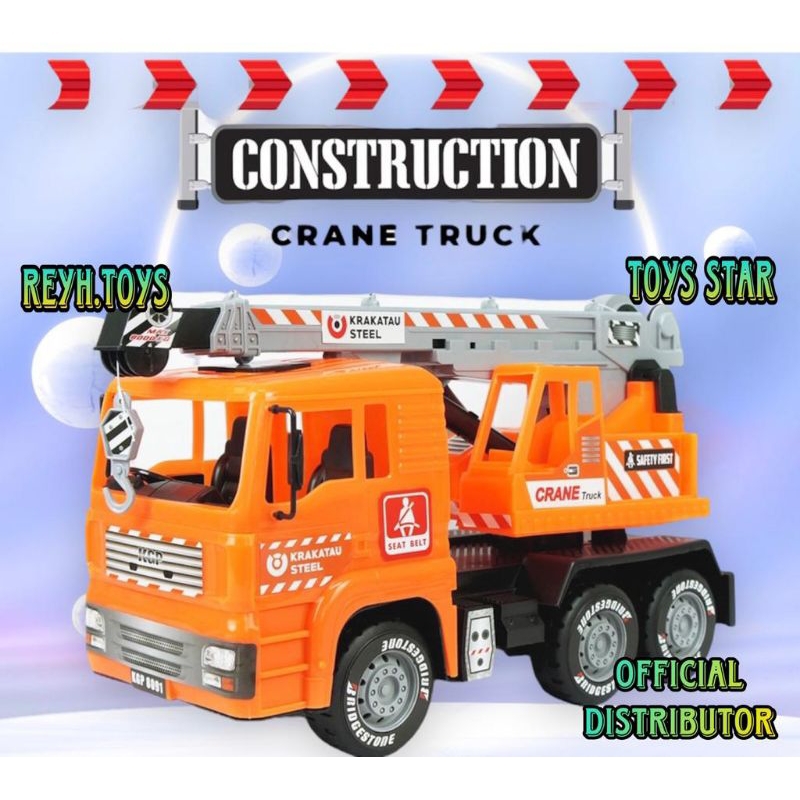 Mainan Anak Laki Laki KGP 8080 8081 8091 Mobil Konstruksi Dump Truck JUMBO / Mobil Truk Bak Pasir / 