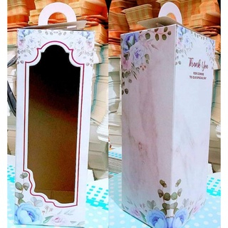 

BOX SOUVENIR BOTOL/THUMBLER 7x7x19 MARBLE BLUE (03) MINIM 100 PCS