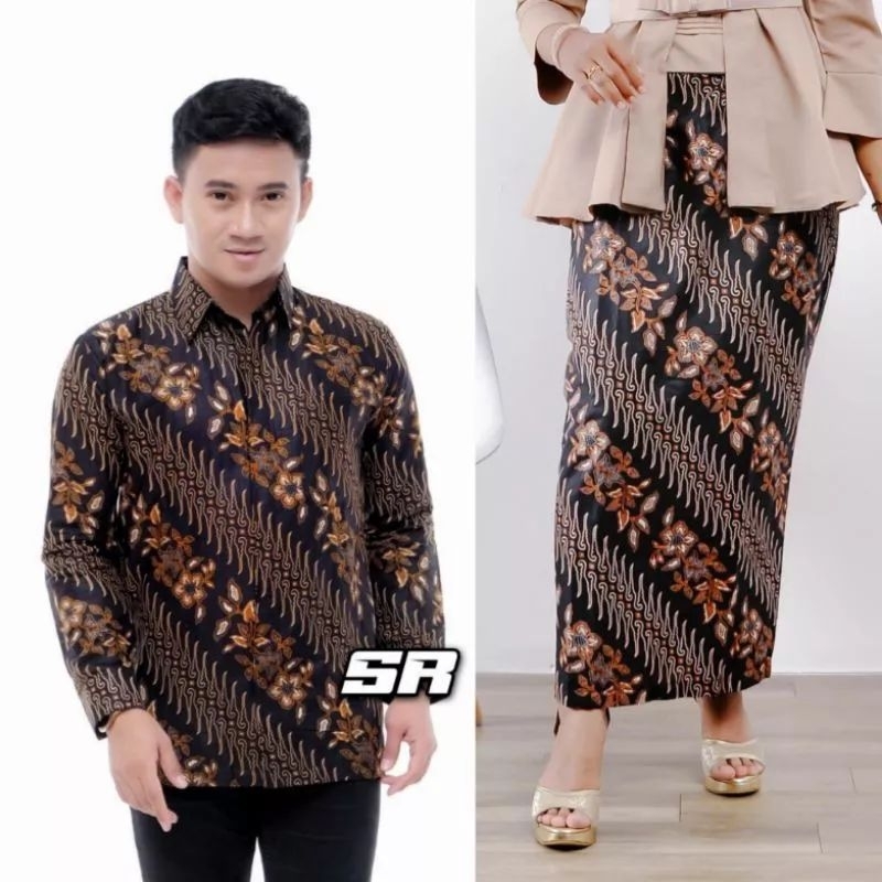 BATIK SET [ KEMEJA PANJANG + ROK ] SHOFIA, AUREL, GLENCA SET