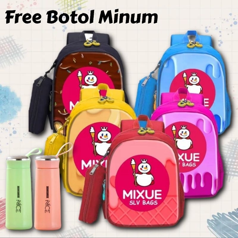 Tas Ransel Anak Sekolah Tas Ransel Mixue Tas Ransel TK dan SD