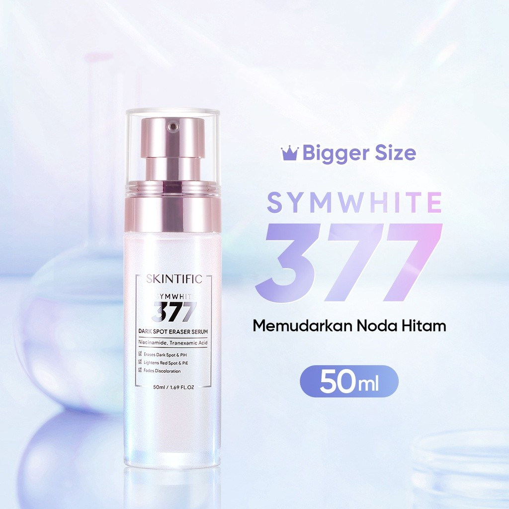 【BIG SIZE】SKINTIFIC 2PCS Paket Skincare Big Size Moisturizer + Brightening Serum Anti Dark Spot / Anti Acne / Anti Aging