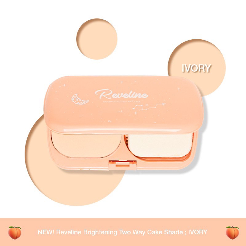 REVELINE Brightening Two Way Cake Shade Ivory | Bedak TWC