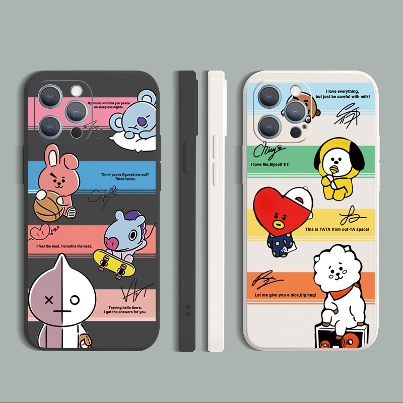 Soft Case Motif Kartun Untuk For iPhone 11 12 13 14 Pro Max XR 6 6s 7 8 Plus X XS MAX SE 2020 Cute C