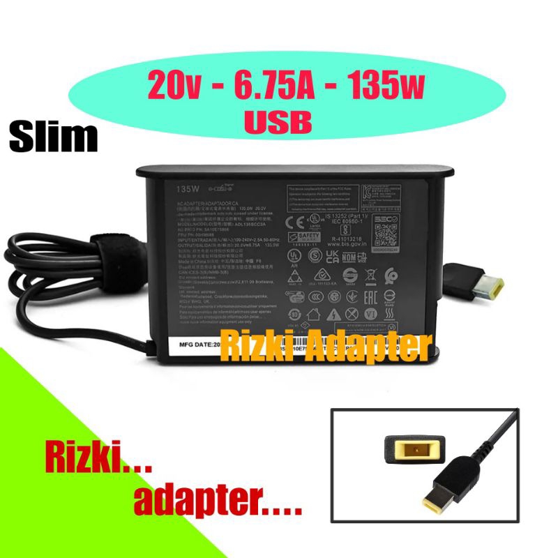 Charger Laptop Lenovo Legion 7000 Y520 Y530 Y520-15IKB Y520-15IKBN Y520-15IKBA Y530-15ICH Y530-15ICH