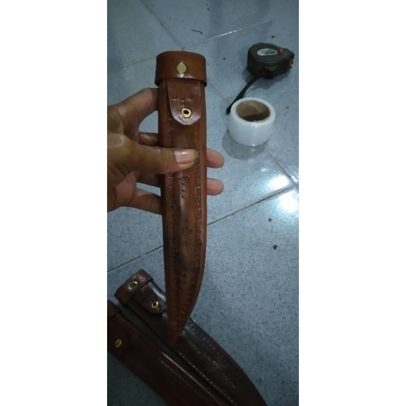 SARUNG PISAU KULIT ASLI