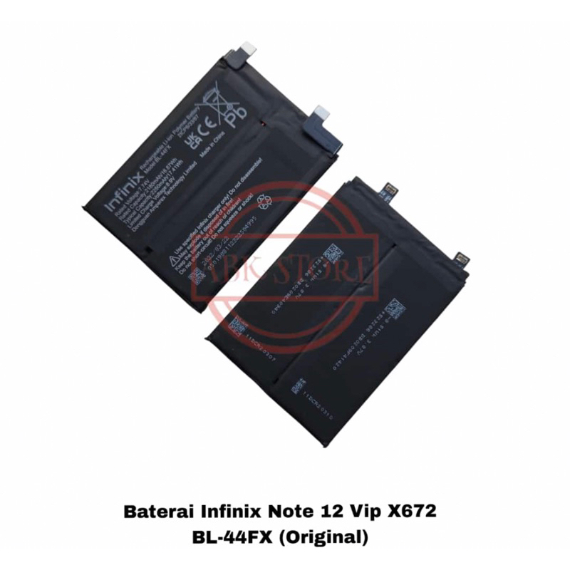 Baterai Batre Battery INFINIX NOTE 12 VIP X672 BL-44FX BL44FX Original