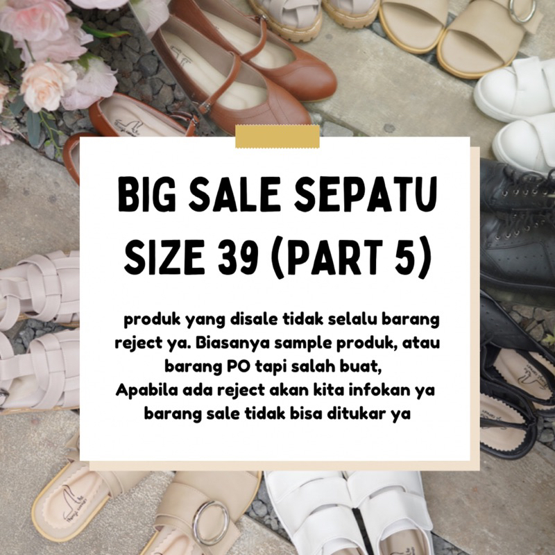 Thethingscorner - SALE SEPATU SIZE 39 (PART 5)