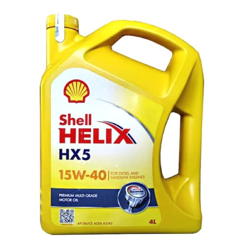 Shell Helix HX5 4 Liter Oli mesin mobil Avanza Xenia Rush Terios Ertiga  kijang dan apv