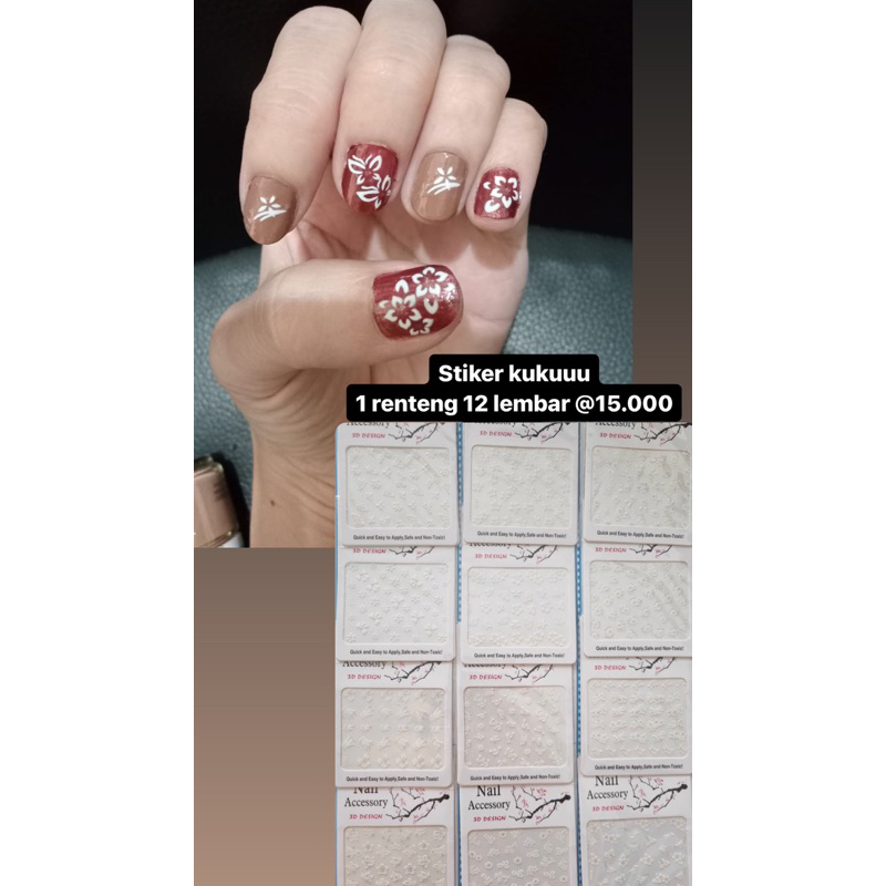 STIKER KUKU ANAK MAINAN JADUL