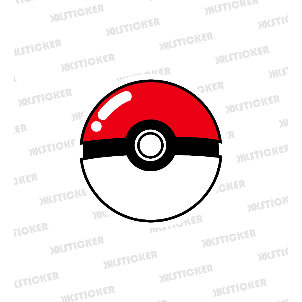 

Sticker Pokeball - Pokemon | Stiker Vinyl Anti air + Laminasi