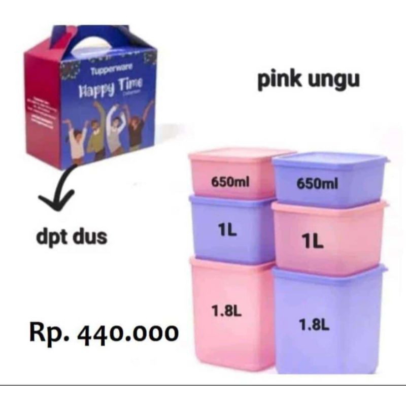 Tupperware Small, Medium, Large Tropical ECER