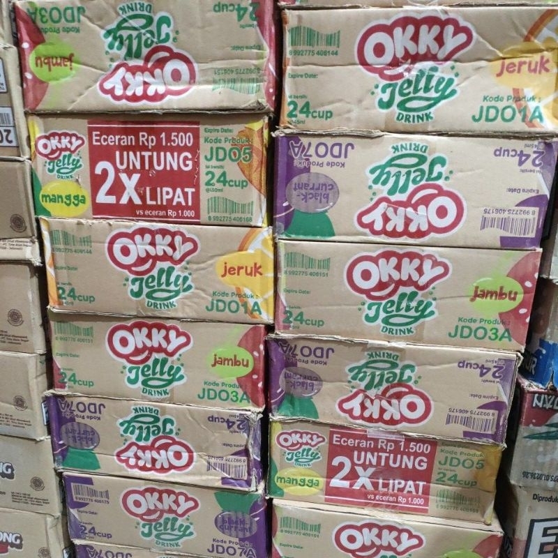 

Okky Jelly Drink 1 dus isi 24