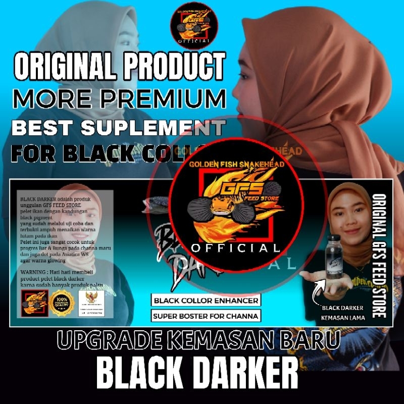 Pelet Black Darker 100ml Pelet Asiatica WS Original GFS