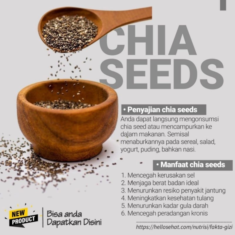 

ORGANIC BLACK CHIA SEED/BIJI CHIA SEED HITAM ORGANIK