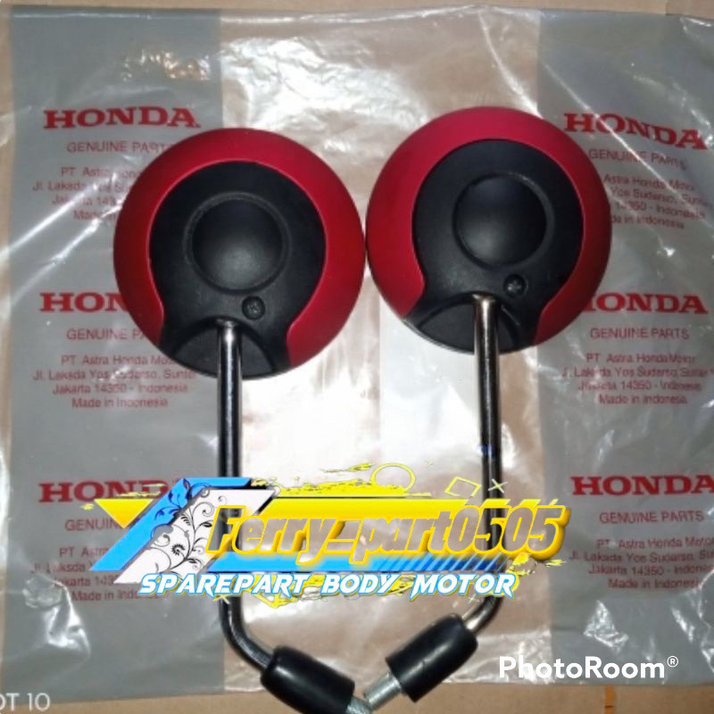 kaca spion scoopy esp new 2021 prestige k2f 2021/2023 merah dof